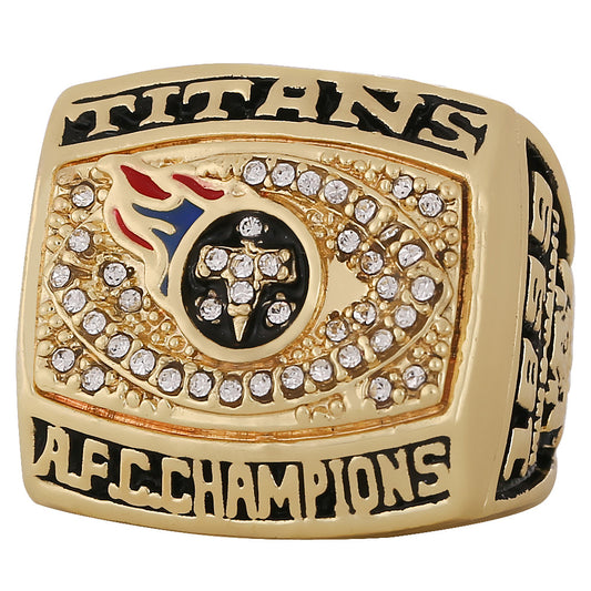 1999 Tennessee Titans Ring American Football Championship Ring