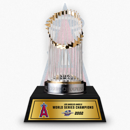 [MLB] Los Angeles Angels World Series Commissioner's Trophy 11.8"(30cm) With Wooden Base