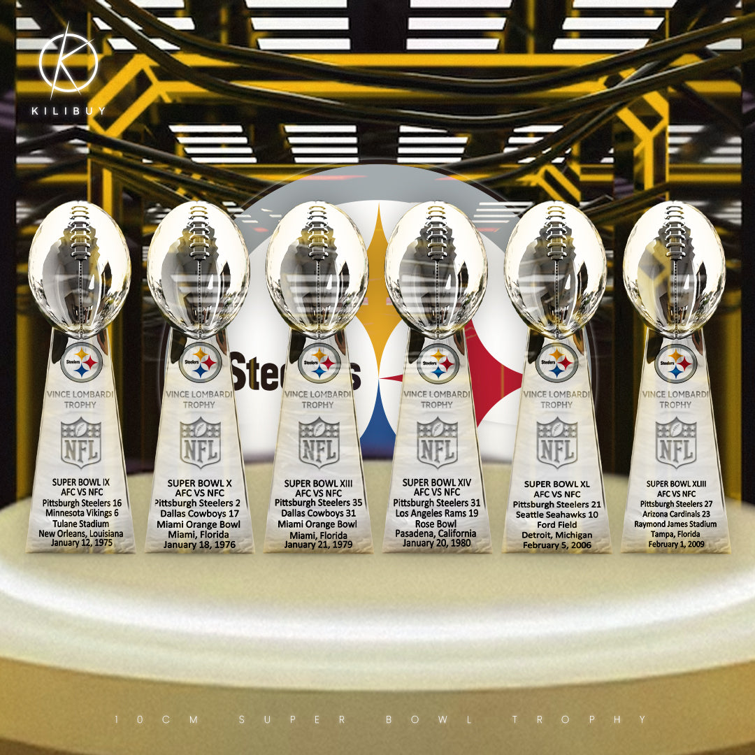 Pittsburgh Steelers Super Bowl Trophy Team Logo