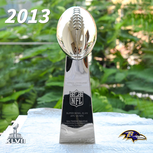 [NFL]2013 Vince Lombardi Trophy, Super Bowl 47, XLVII Baltimore Ravens