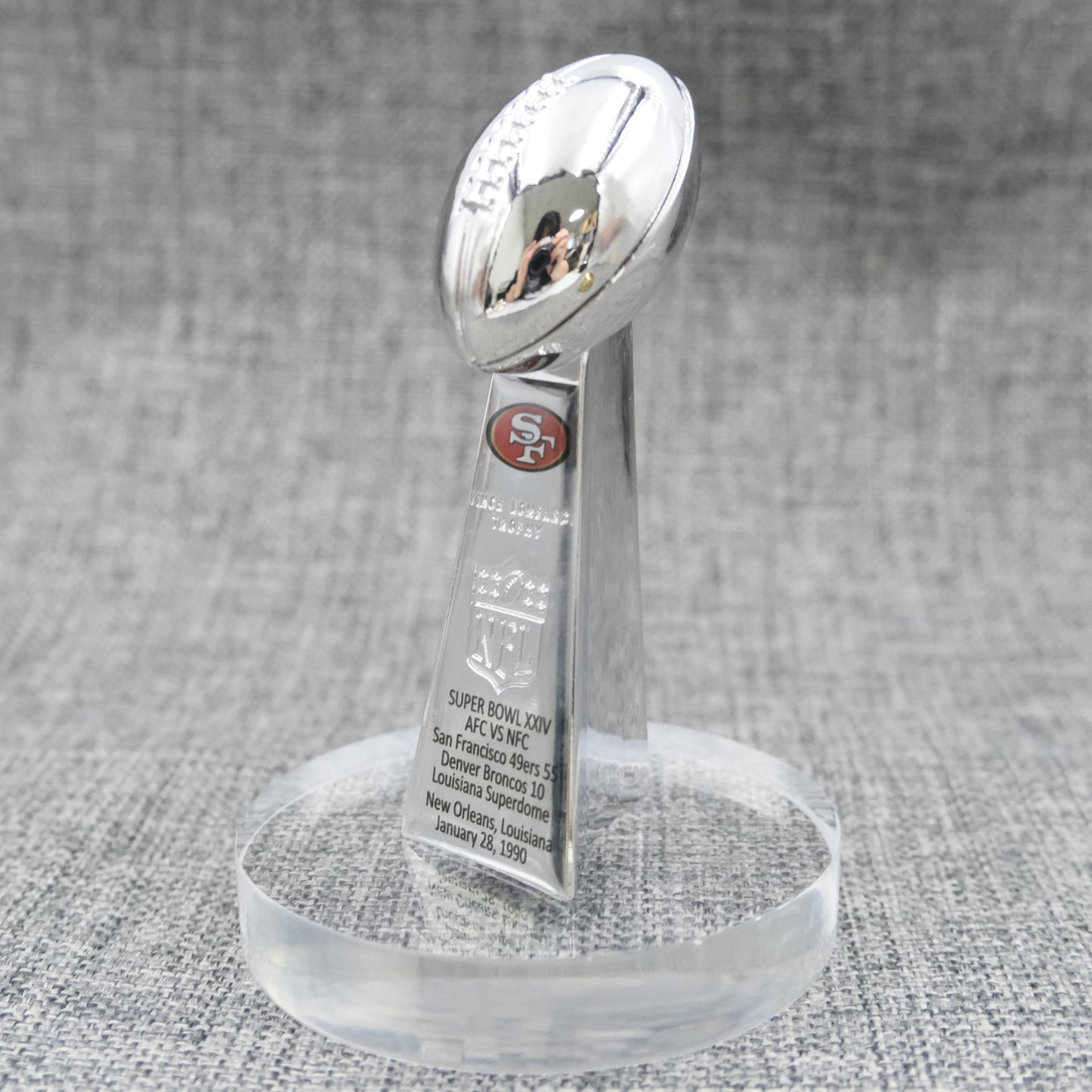 San Francisco 49ers Super Bowl Trophy Team Logo