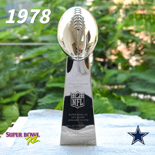 [NFL]1978 Vince Lombardi Trophy, Super Bowl 12, XII Dallas Cowboys