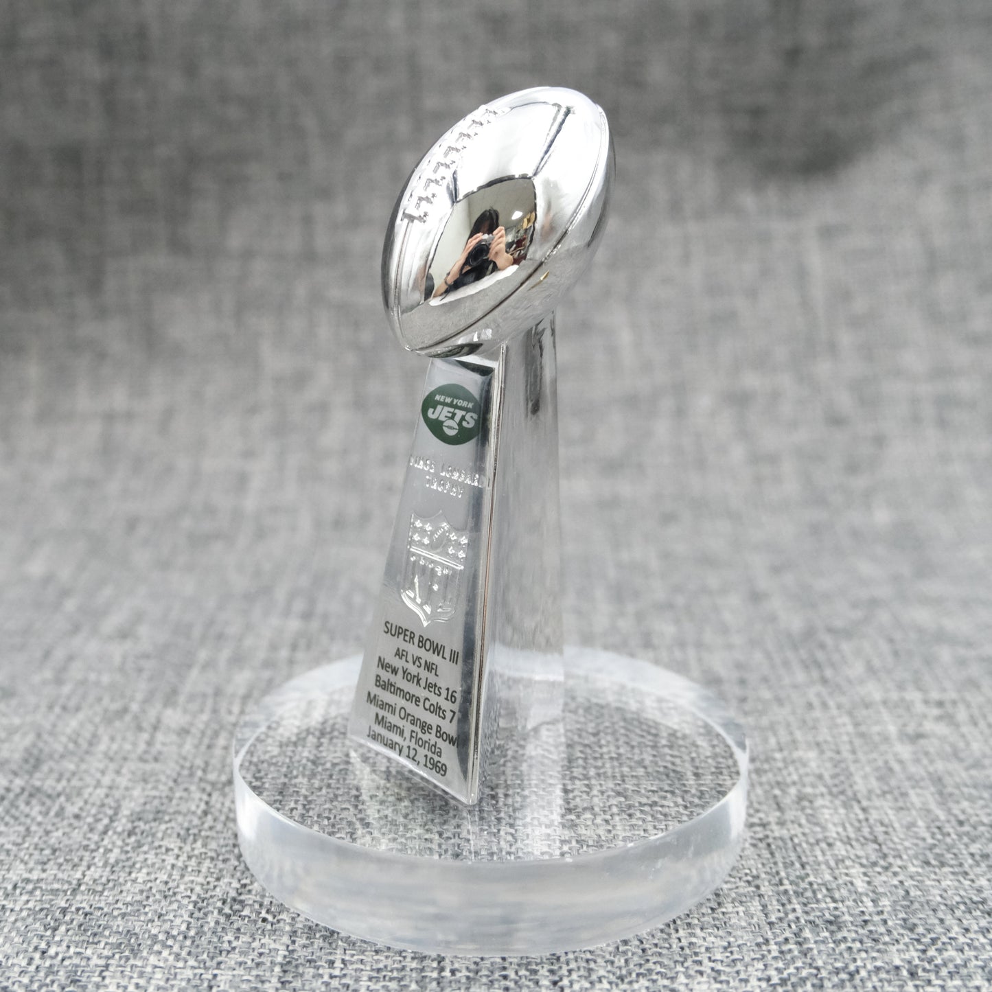 New York Jets Super Bowl Trophy Team Logo