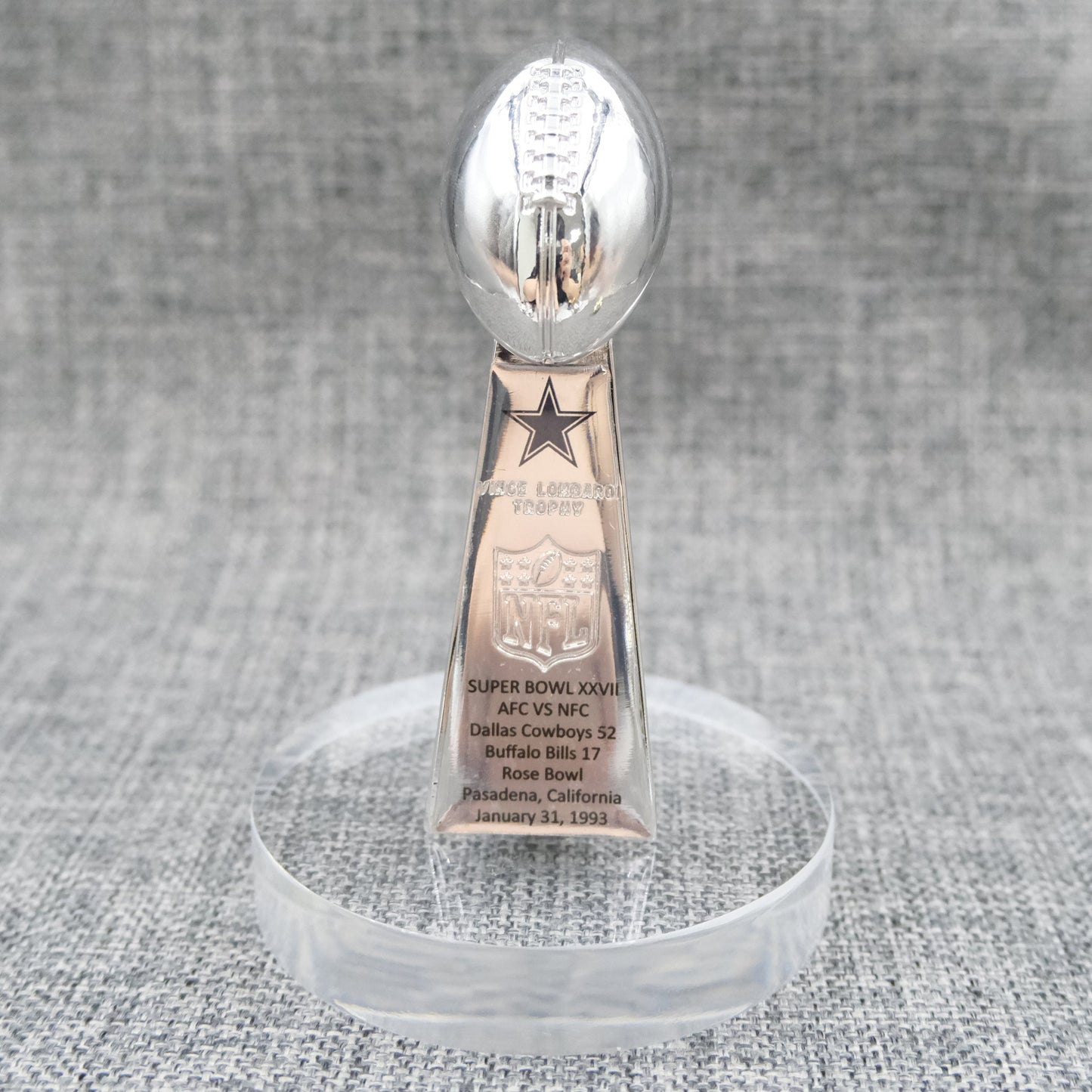 Dallas Cowboys Super Bowl Trophy Team Logo
