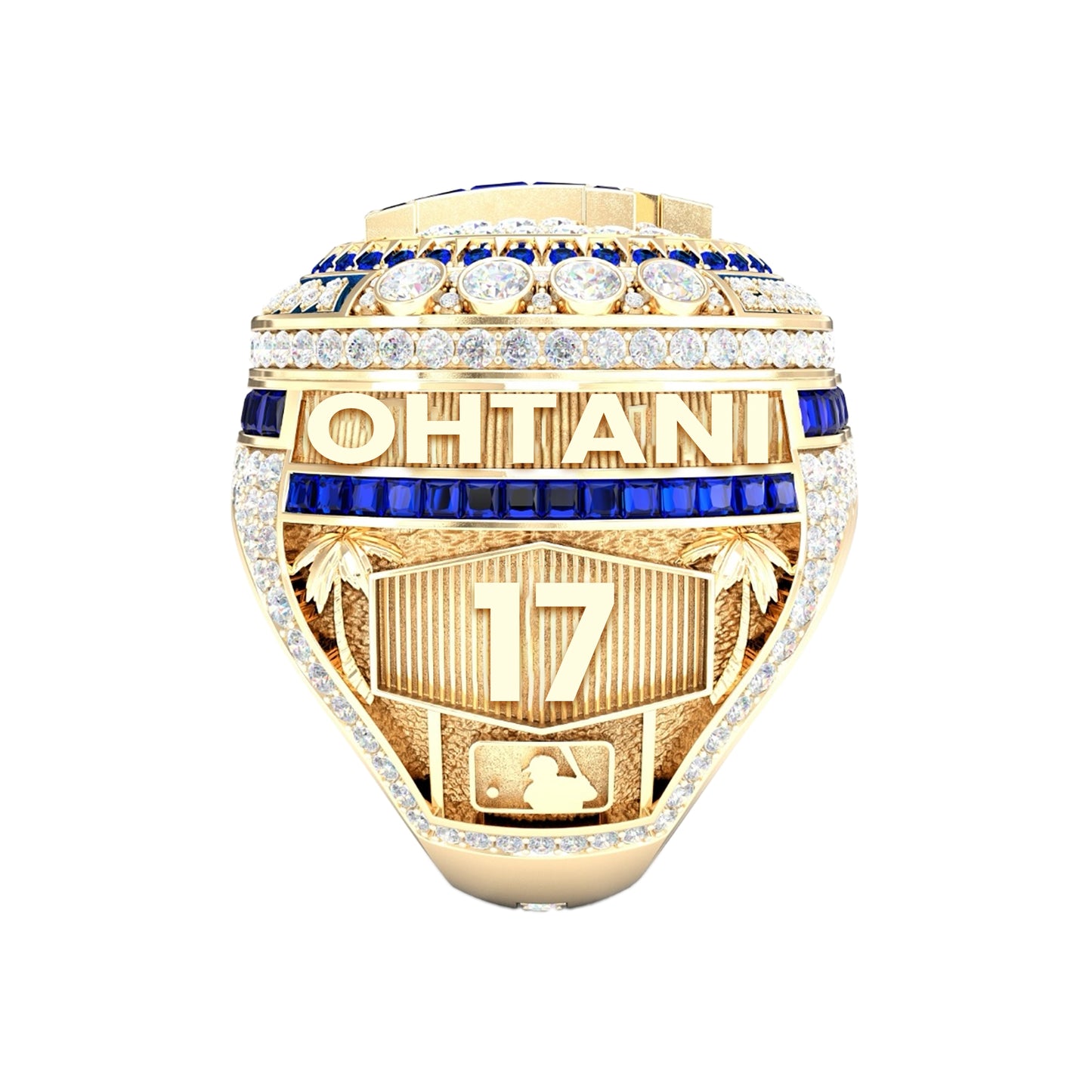 2024 Los Angeles Dodgers World Series Championship Ohtani & Yamamoto 2 Rings Box
