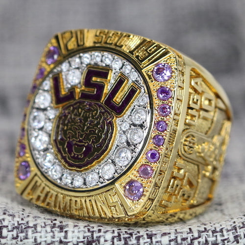 Louisiana State University (LSU) College Football SEC Championship Ring (2019) - Premium Series