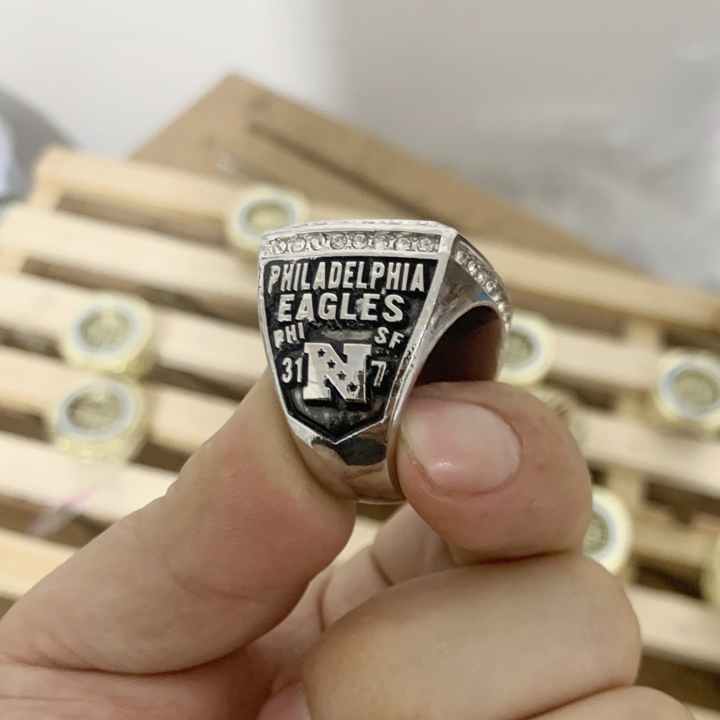 2022 NFC Championship Rings  Philadelphia Eagles NFL