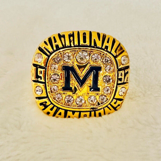 Michigan Wolverines College Football Rose Bowl Championship Ring (1997)