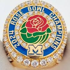 2024 Wolverines Go Blue Rose Bowl  Championship Ring