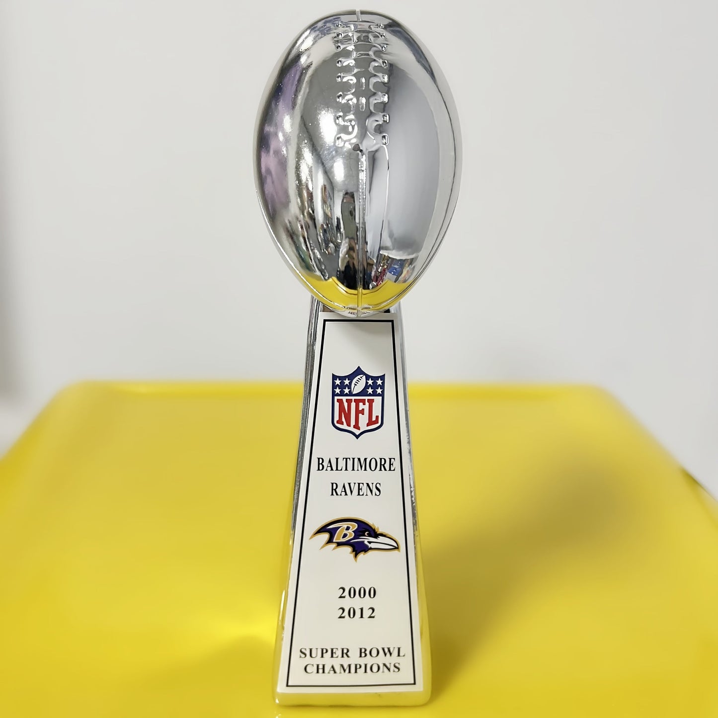 [NFL]Baltimore Ravens,2012/2000 Vince Lombardi ,  Super Bowl Championship Trophy Resin Version