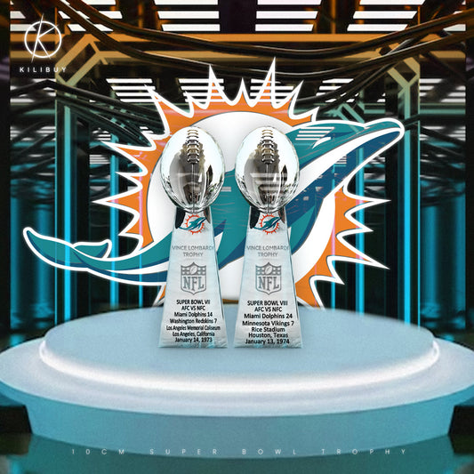 Miami Dolphins Super Bowl Trophy Team Logo