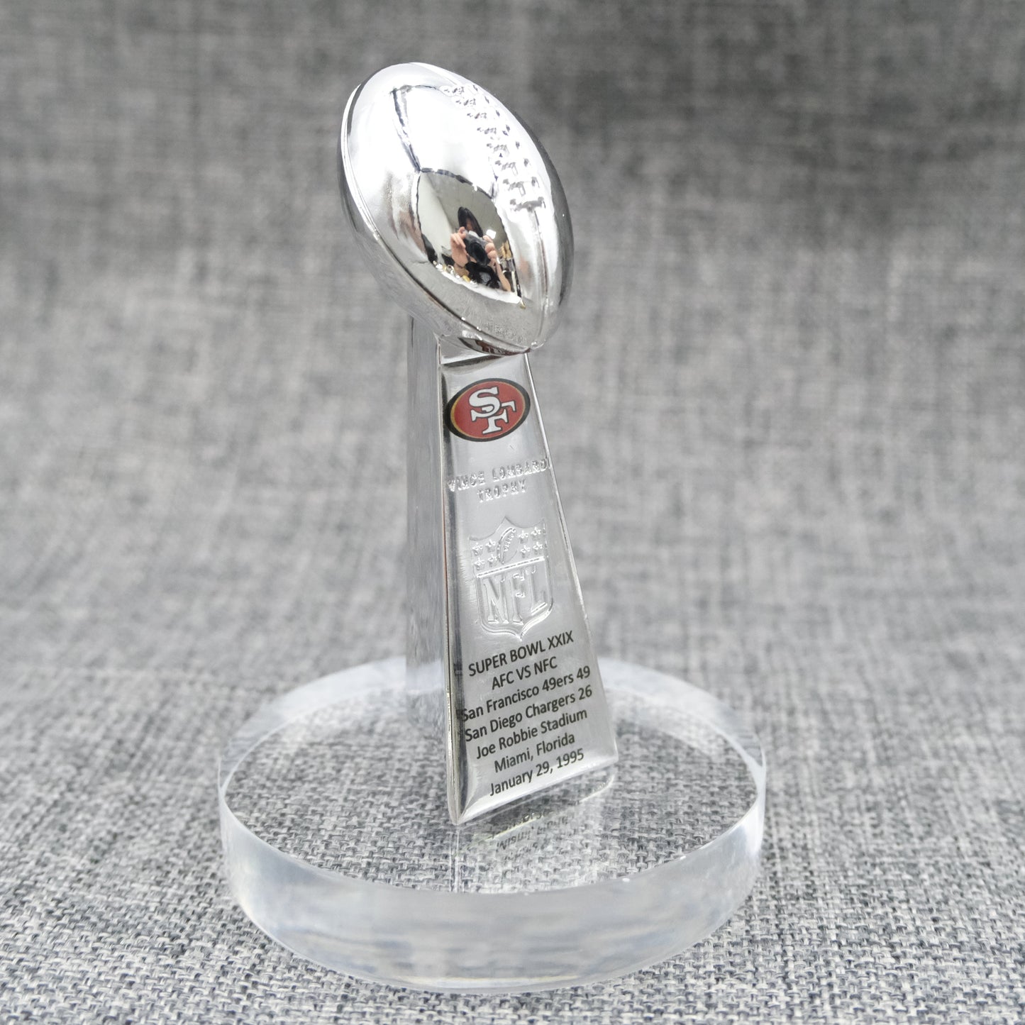 San Francisco 49ers Super Bowl Trophy Team Logo