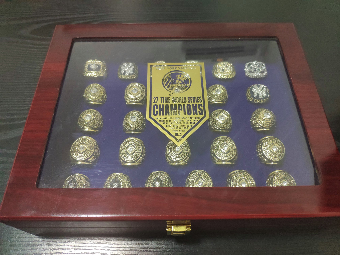 27 PCS New York Yankees 1923-2009 World Series Championship Rings Set