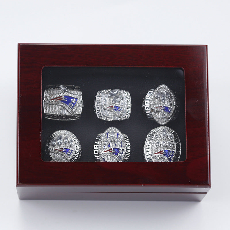 2001-2018 New England Patriots Super Bowl Championship Rings Set