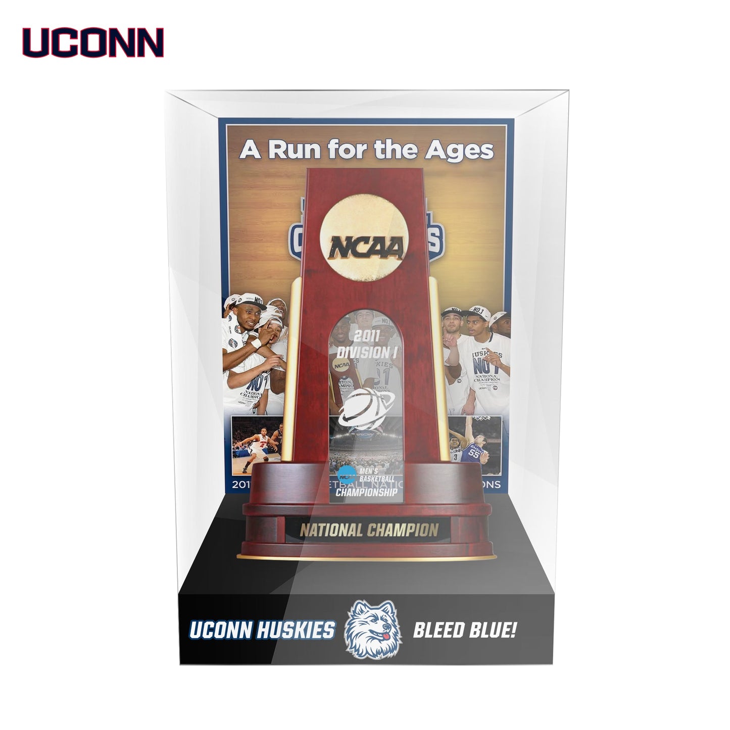 2008-2024 NCAA Basketball With Acrylic Case 12cm/4.7in height