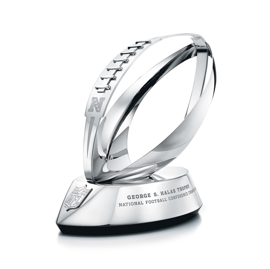 [NFL]Metal Version 2023-24 Season San Francisco 49ers The George Halas Trophy NFC Full Size