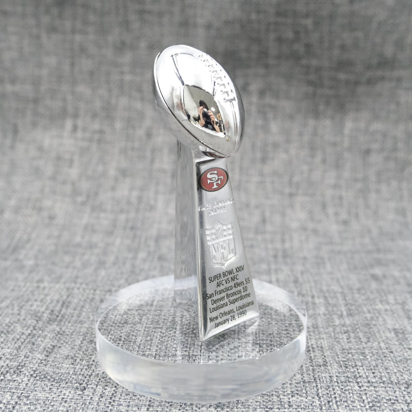 San Francisco 49ers Super Bowl Trophy Team Logo