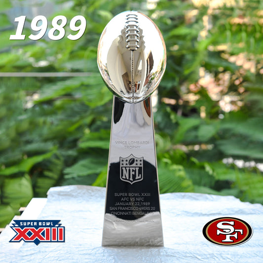 [NFL]1989 Vince Lombardi Trophy, Super Bowl 23, XXIII San Francisco 49ers