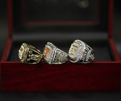 Tennessee Volunteers Football 3 Rings Championship Ring Set