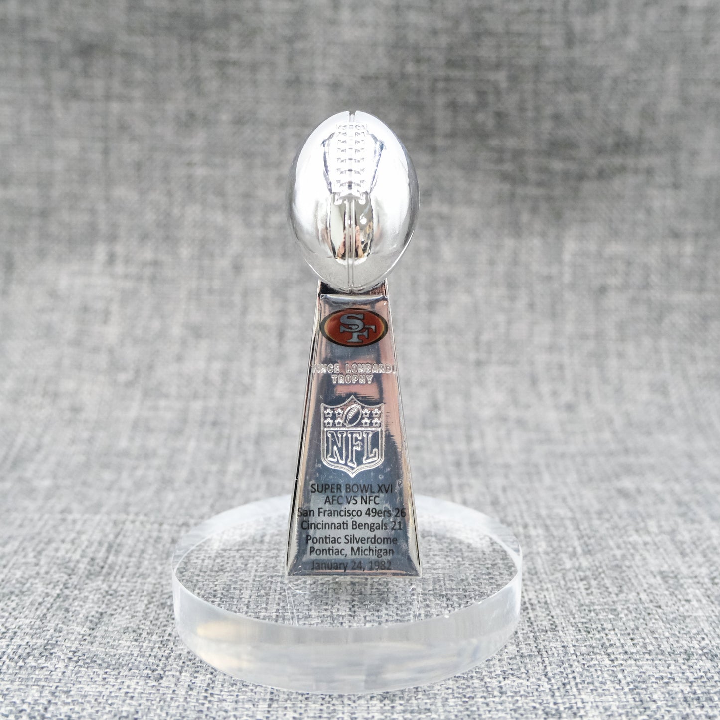 San Francisco 49ers Super Bowl Trophy Team Logo