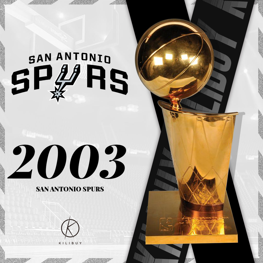 [NBA] 2003 Larry O'Brien NBA Championship Trophy,San Antonio Spurs