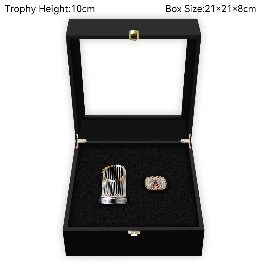 Anaheim Angels MLB Trophy And Ring Box