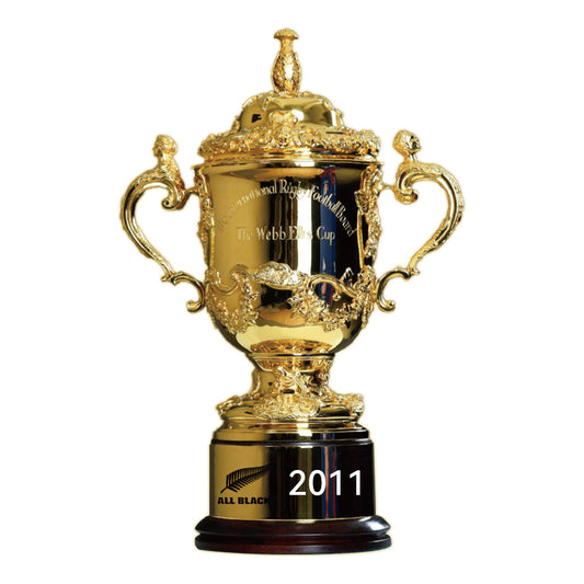 The Webb Ellis Cup Rugby World Cup Champions Trophy Metal 10cm (2011)