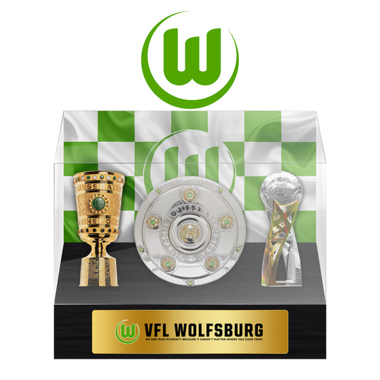 VfL Wolfsburg Football Championship Trophy Display Case