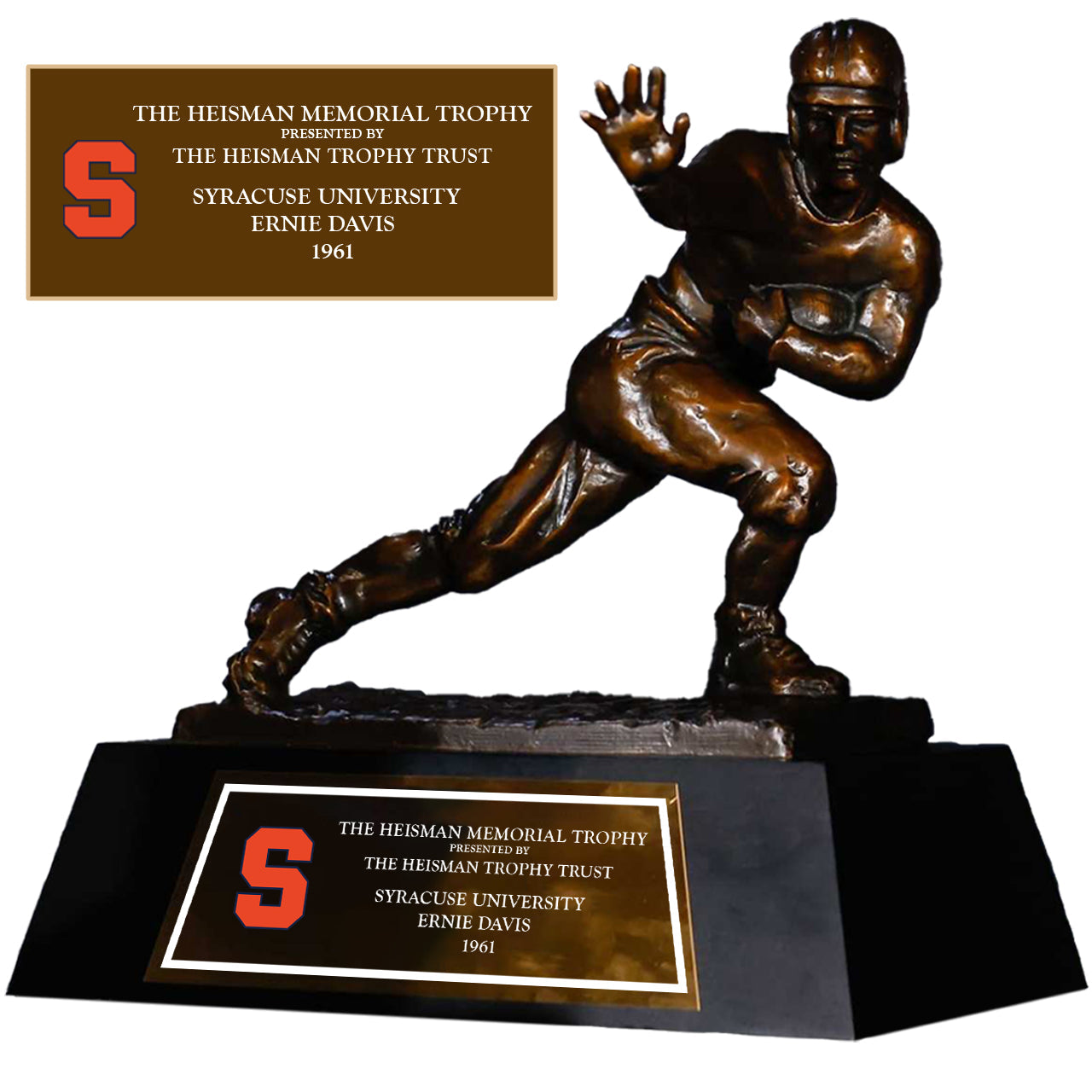 Syracuse 1961 Ernie Davis NCAA Heisman Trophy