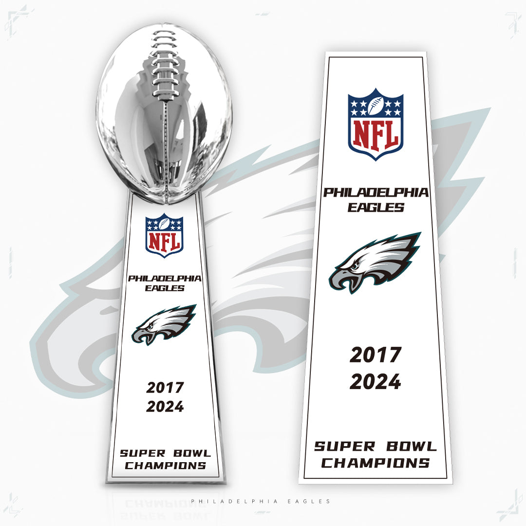 [NFL]Philadelphia Eagles,2017/2024 Vince Lombardi ,  Super Bowl Championship Trophy Resin Version