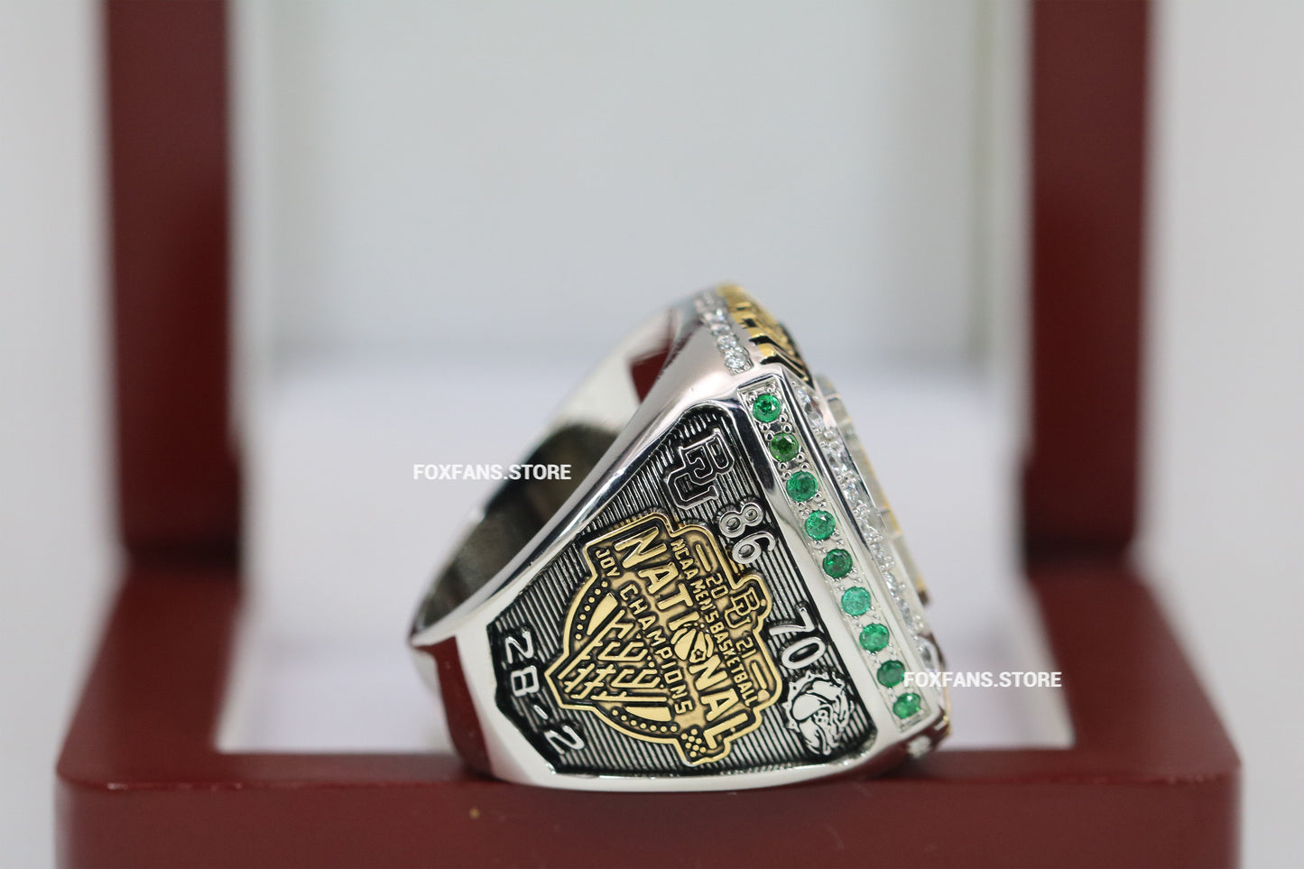 2021 Baylor Bear Basketball Colleague Championship Ring Fans Edition - Premium Series