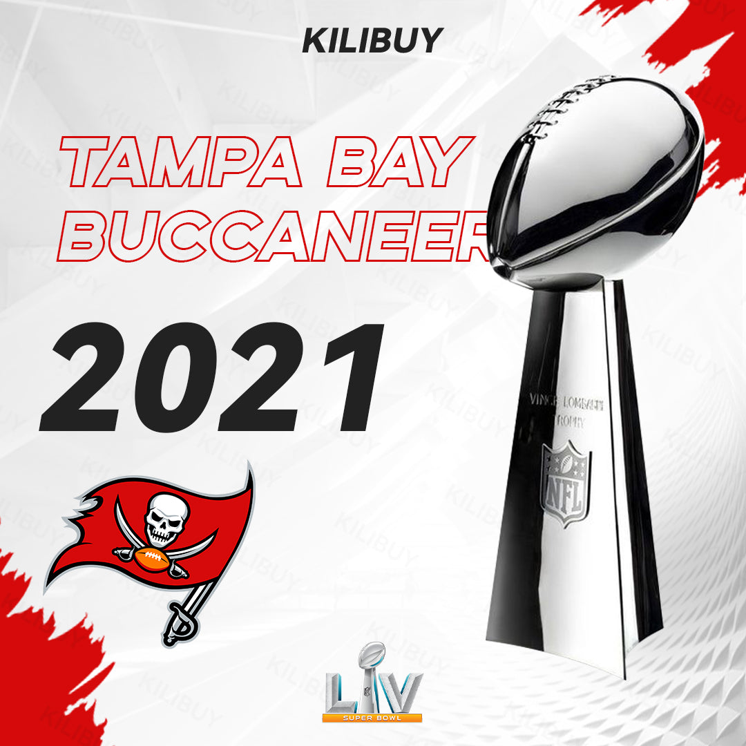 [NFL]2021 Vince Lombardi Trophy, Super Bowl 55, LV Tampa Bay Buccaneers