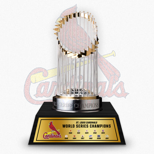 [MLB] Saint Louis Cardinals World Series Commissioner's Trophy 11.8"(30cm) With Wooden Base