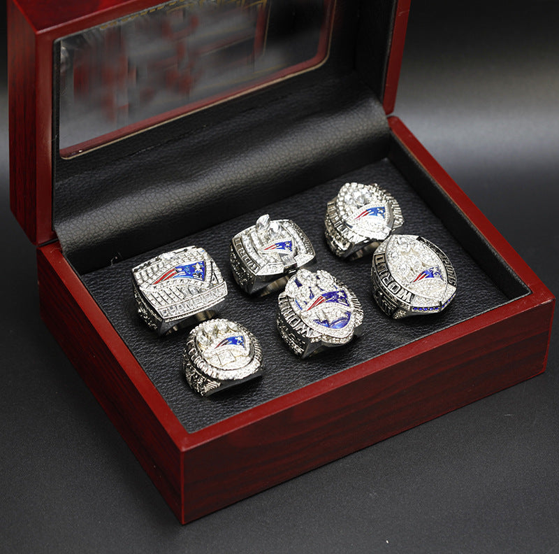 2001-2018 New England Patriots Super Bowl Championship Rings Set