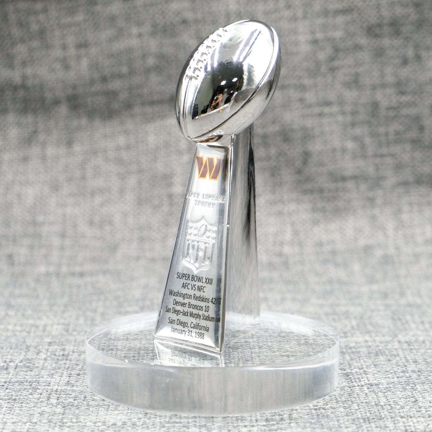 Washington Commanders(Washington Redskin) Super Bowl Trophy Team Logo