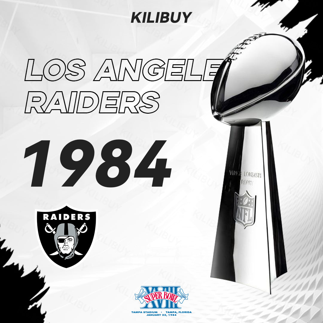 [NFL]1984 Vince Lombardi Trophy, Super Bowl 18, XVIII Los Angeles Raiders