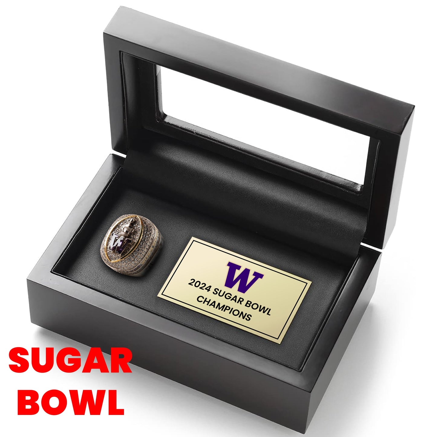 2024 Washington Huskies Sugar Bowl Championship Ring-Official Edition