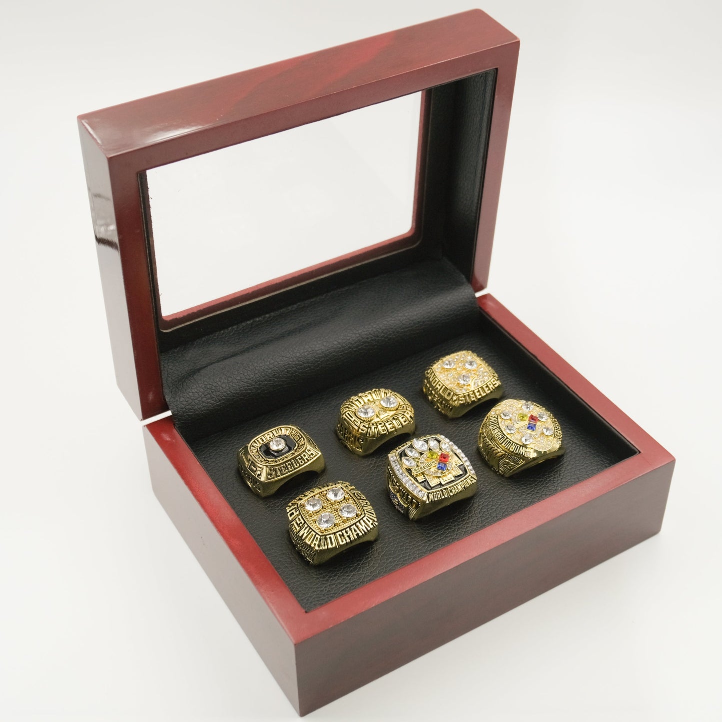 1974-2008 Pittsburgh Steelers Super Bowl Championship Rings Set