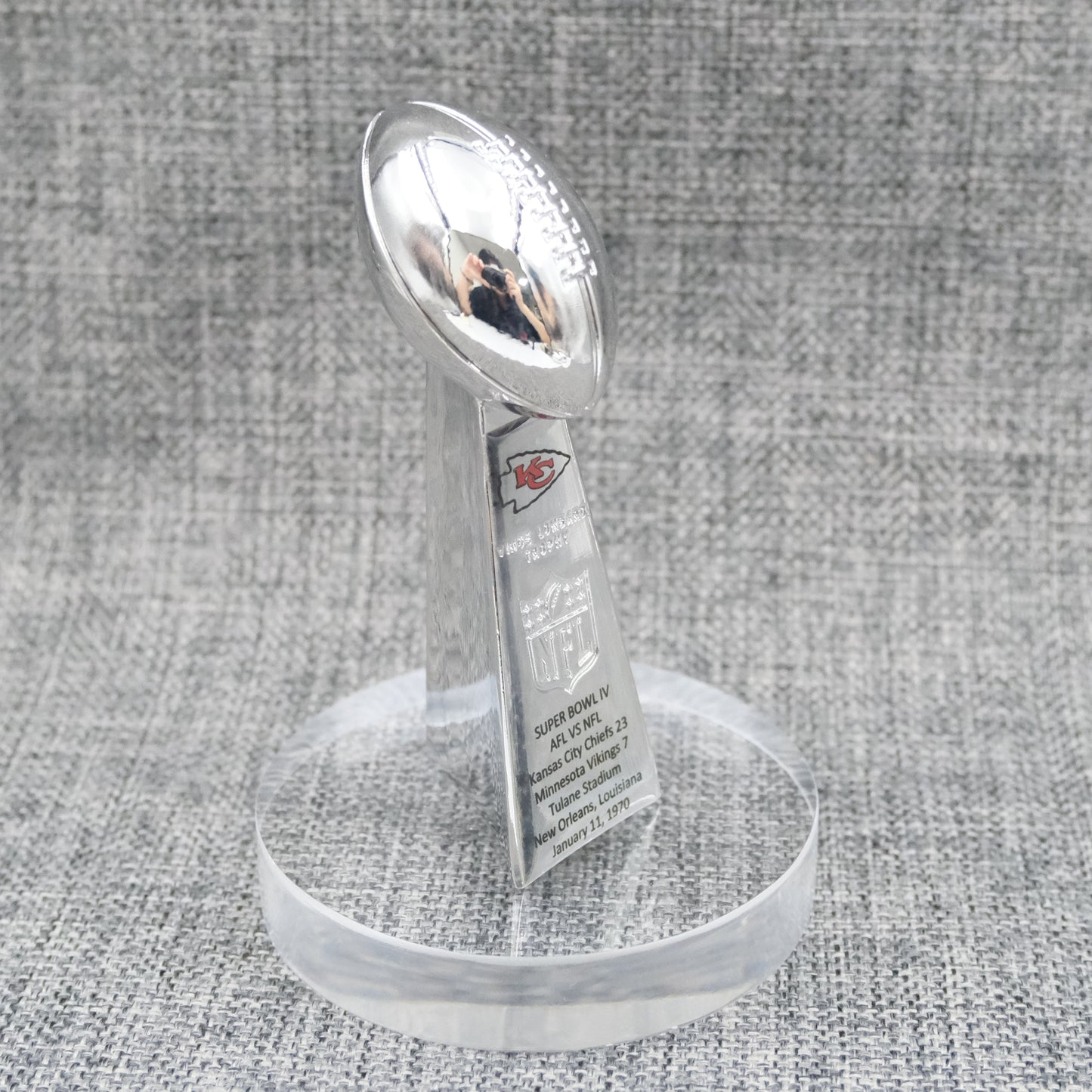 Kansas Chiefs Super Bowl Trophy Team Logo