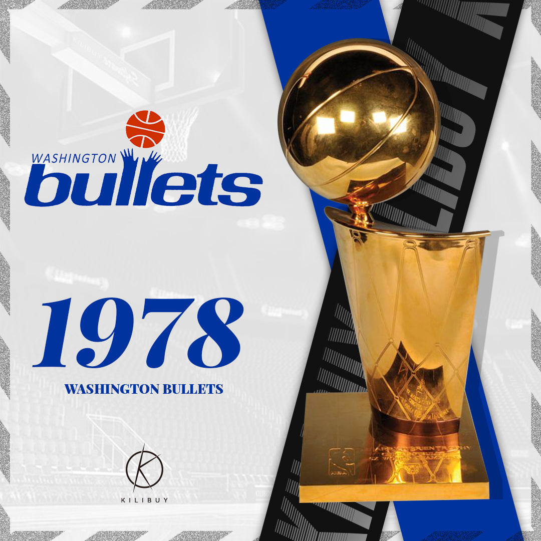 [NBA] 1978 Larry O'Brien NBA Championship Trophy,Washington Bullets