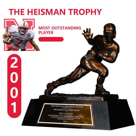2001 Nebraska Cornhuskers Eric Eugene Crouch  NCAA Heisman Trophy