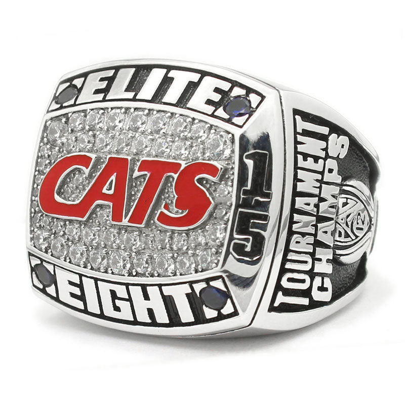 2015 Arizona Wildcats Pacific-12 Basketball Championship Ring