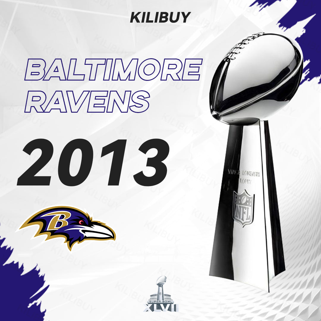 [NFL]2013 Vince Lombardi Trophy, Super Bowl 47, XLVII Baltimore Ravens