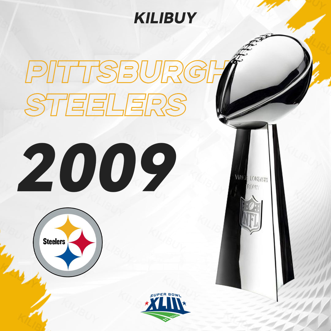 [NFL]2009 Vince Lombardi Trophy, Super Bowl 43, XLIII Pittsburgh Steelers