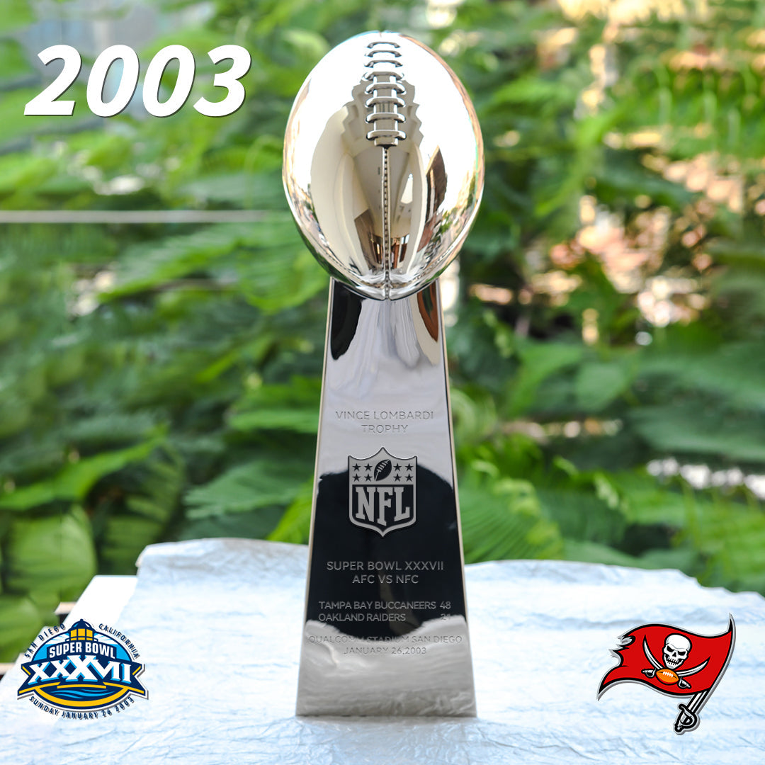 [NFL]2003 Vince Lombardi Trophy, Super Bowl 37, XXXVII Tampa Bay Buccaneers