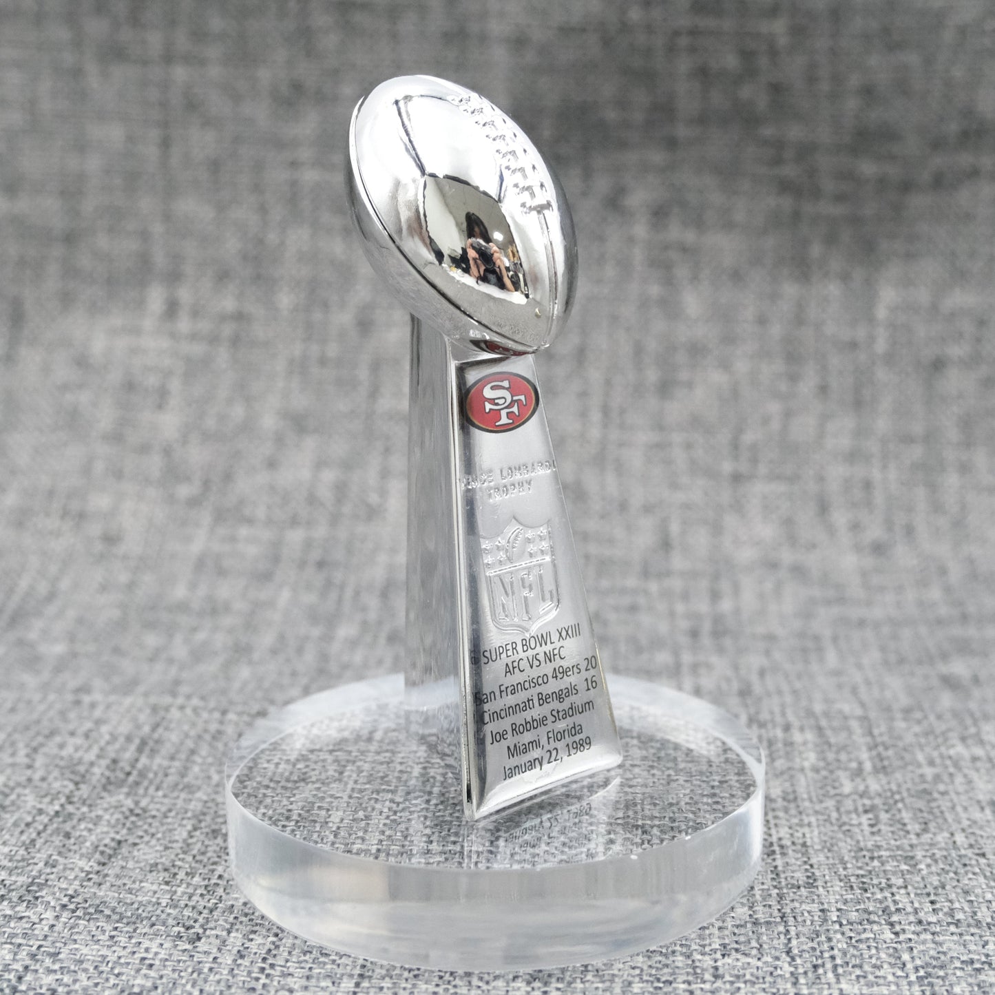 San Francisco 49ers Super Bowl Trophy Team Logo