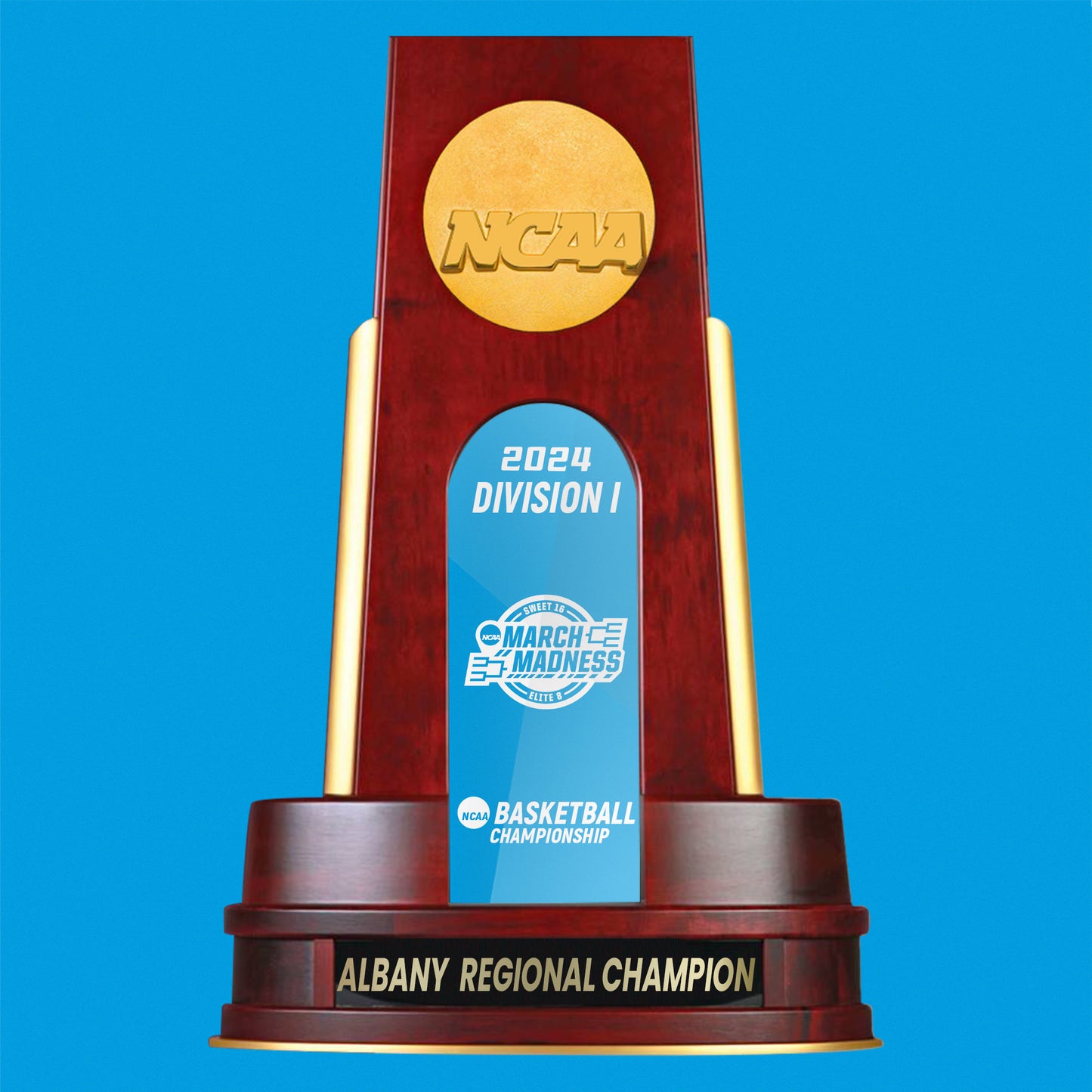 2024 NCAA Division I Women's Basketball  ALBANY REGIONAL  Championship Trophy(Iowa Hawkeyes women's basketball)