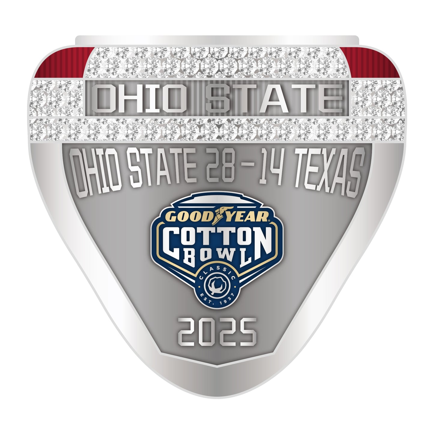 2025 Ohio State Buckeyes Cotton Bowl Championship Ring