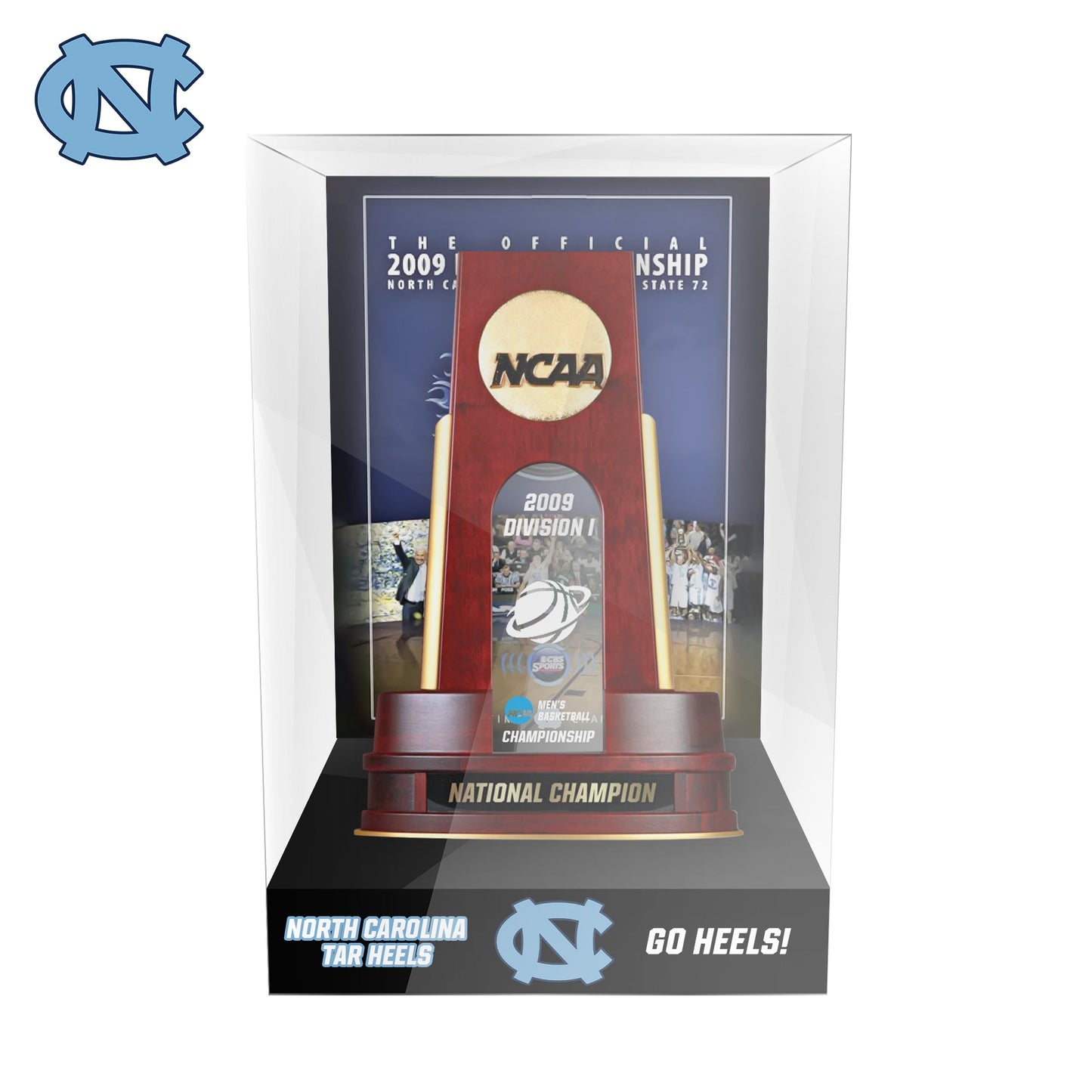 2008-2024 NCAA Basketball With Acrylic Case 12cm/4.7in height