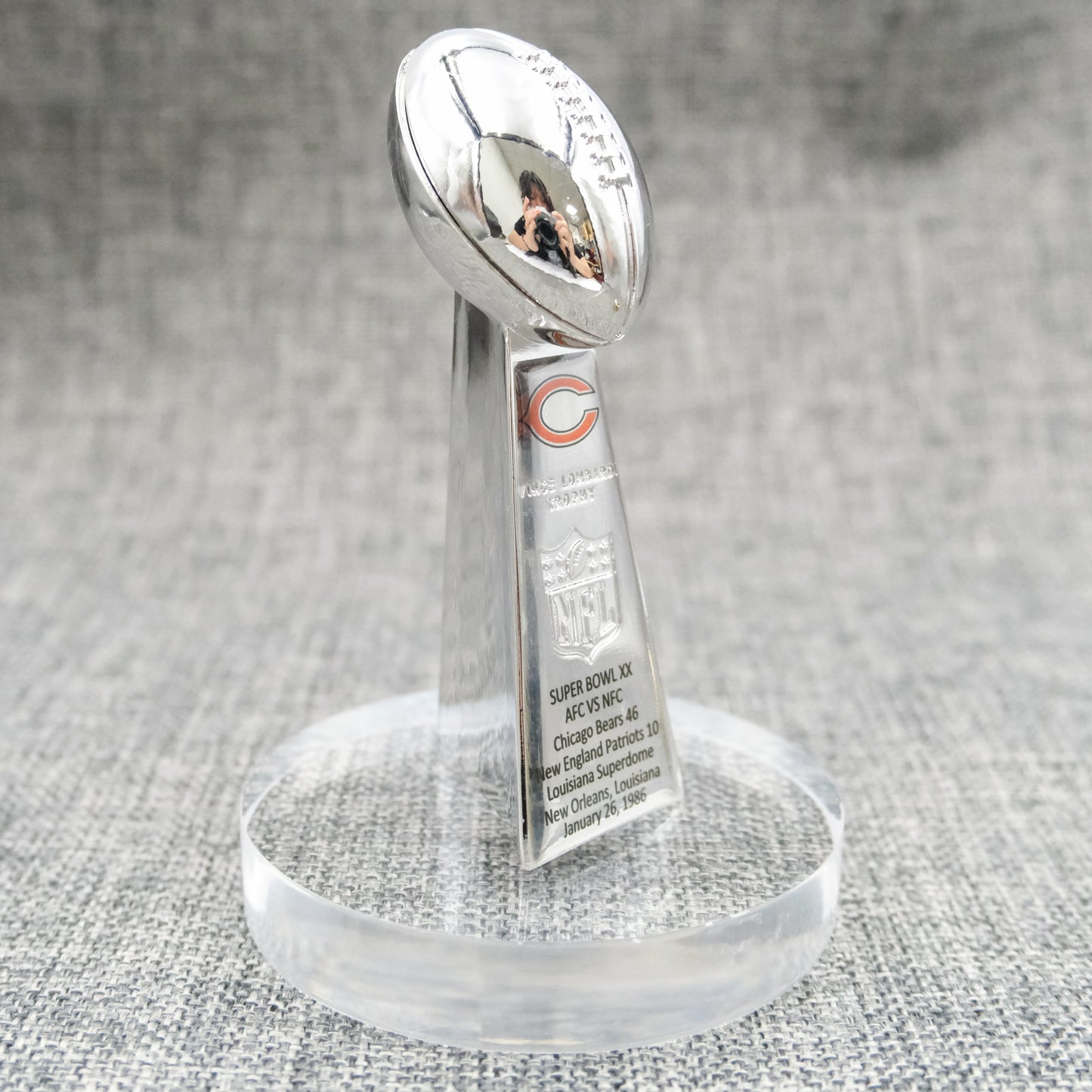 Chicago Bears Super Bowl Trophy Team Logo